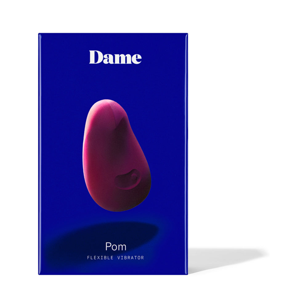 Dame - Dame Pom Flexible Vibrator Plum - Vibrators - Silicone