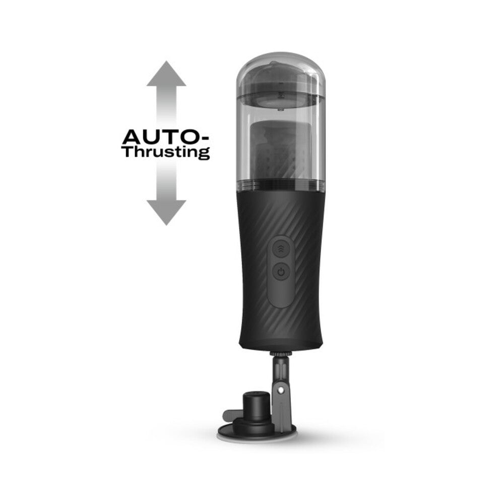 Lovely Planet - Dorcel Thrust Blow Rechargeable Thrusting Vaginal Masturbator with Removeable Suction Cup - Masturbation Aids for Males - TPE/TPR/Elastomers