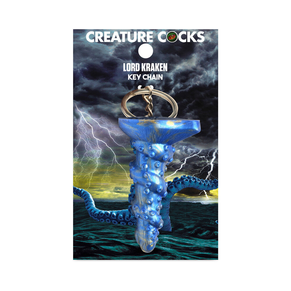 XR Brands - Creature Cocks Lord Kraken Silicone Keychain - Novelties & Games - Silicone