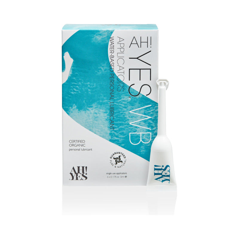 AH! YES - AH! YES WB Water-Based Personal Lubricant Applicators 6-Pack 0.17 oz. - Lubricants, Creams & Glides - Liquid