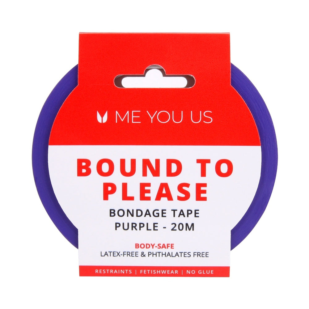 Me You Us - Me You Us Bound To Please Bondage Tape Restraints Purple 20m - Bondage & Fetish Toys