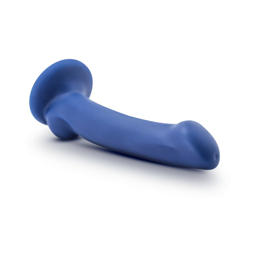 Blush - Avant D10 Ergo Mini 7 in. Dual Density Silicone Dildo Indigo - Dildos - Silicone