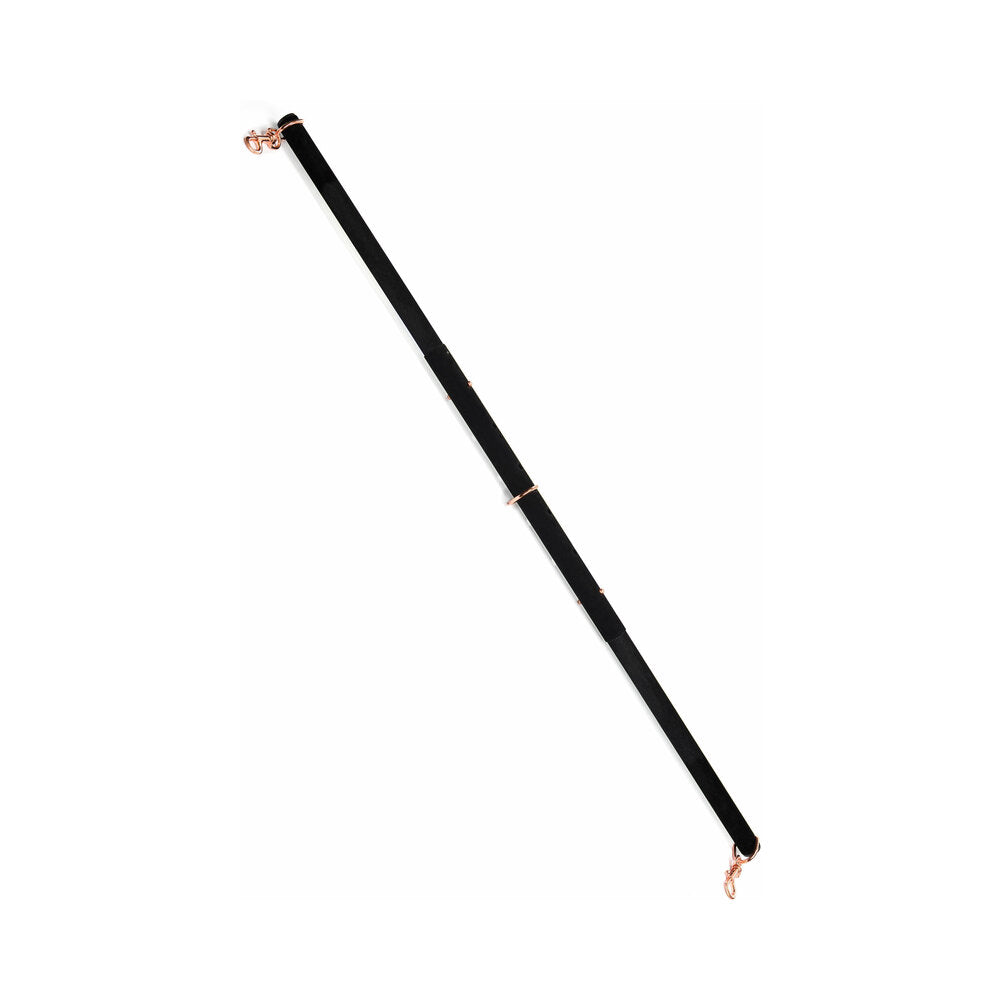 Coquette - Coquette Pleasure Spreader Bar Black - Bondage & Fetish Toys - Metal