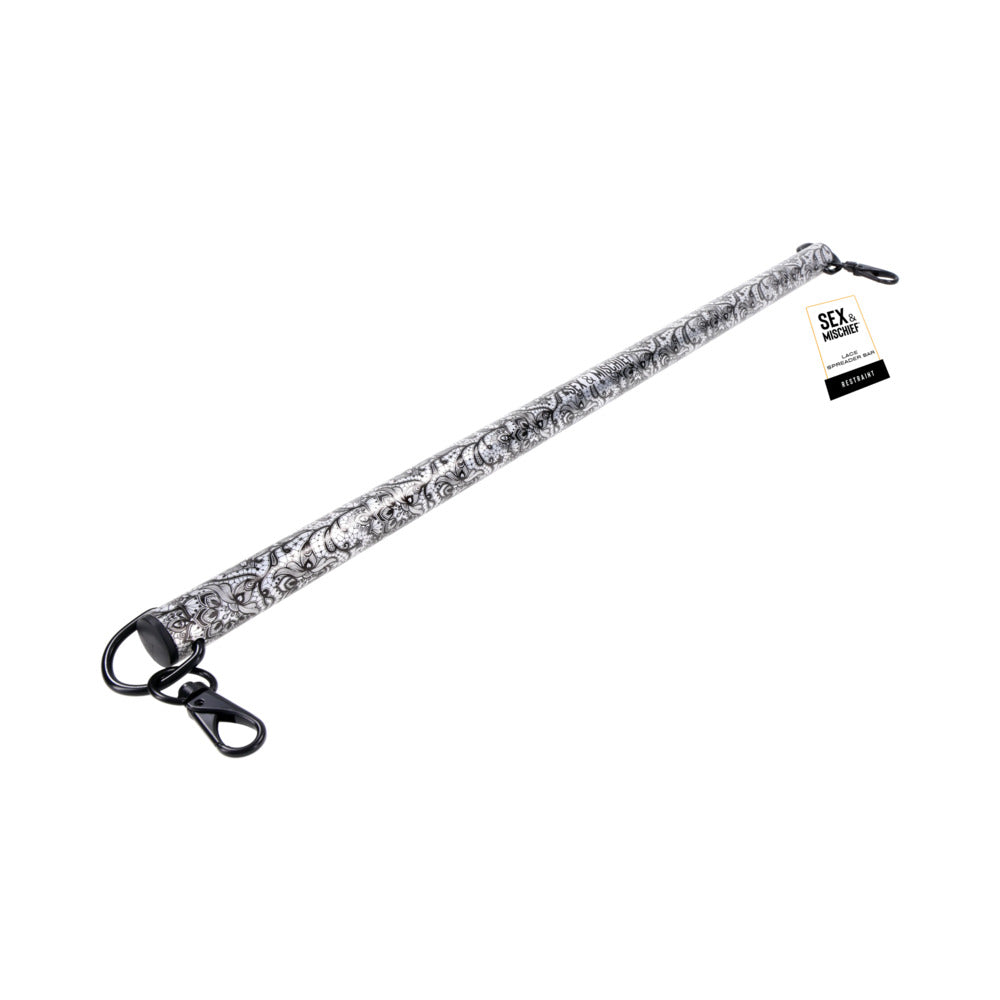 Sportsheets - Sportsheets Sex & Mischief Lace Spreader Bar - Bondage & Fetish Toys