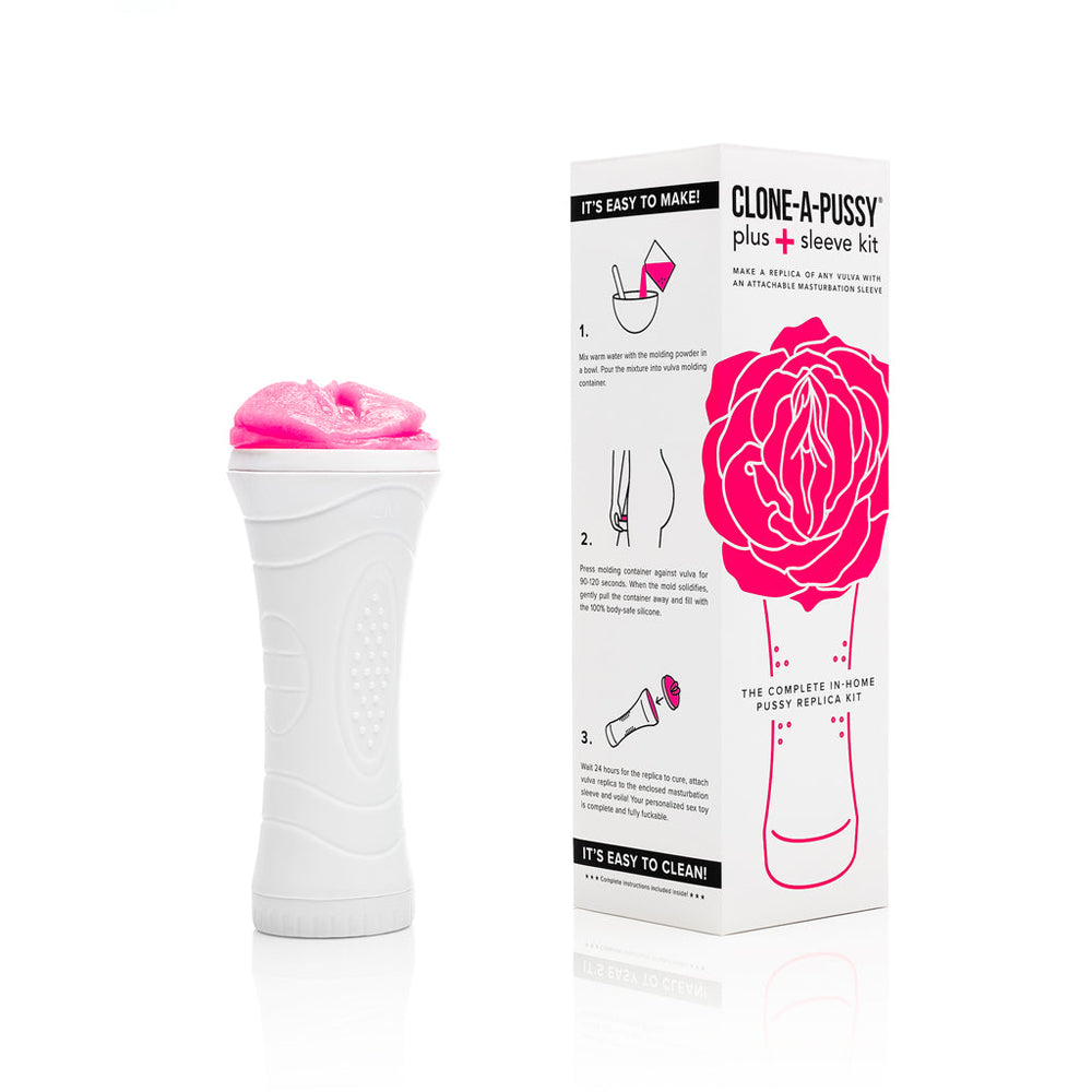 Clone-A-Pussy - Clone-A-Pussy Plus Sleeve DIY Casting Kit Hot Pink - Masturbation Aids for Males - Silicone