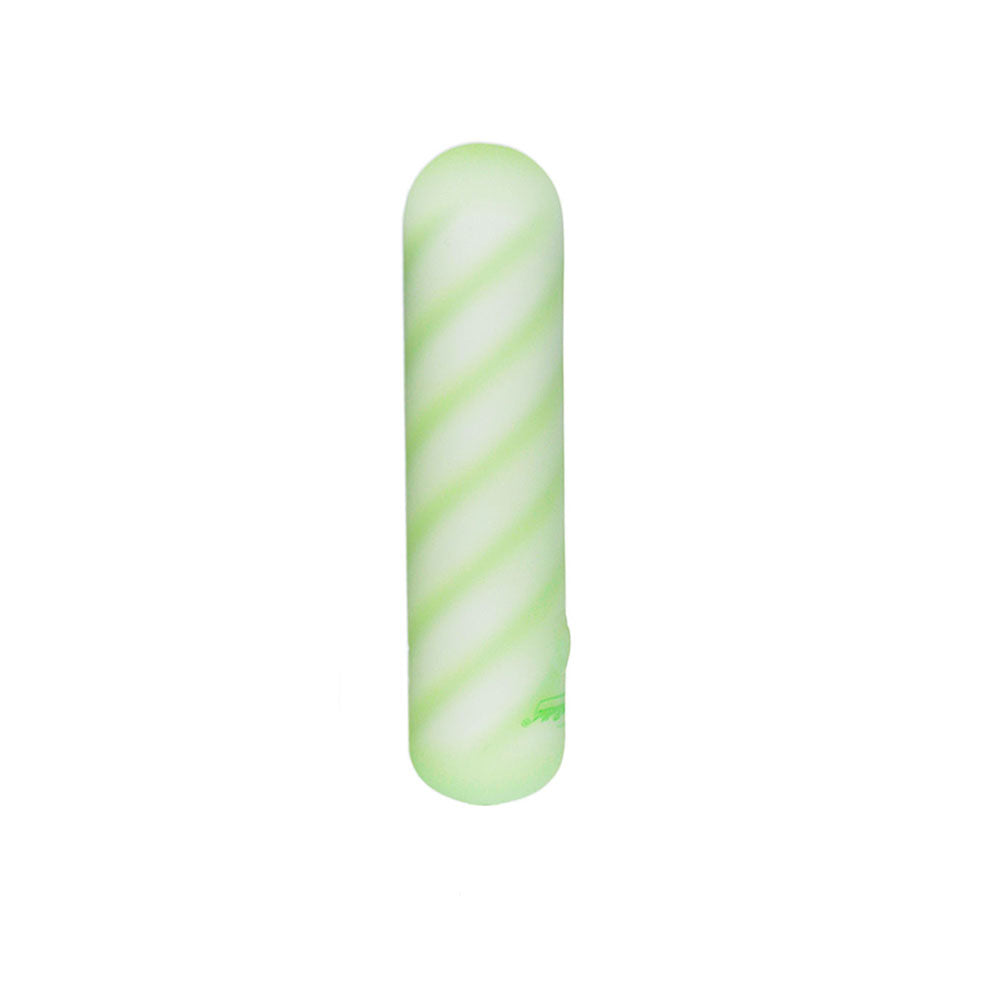 BMS - Softies Dual Layer Bullet 4 in. Green - Vibrators