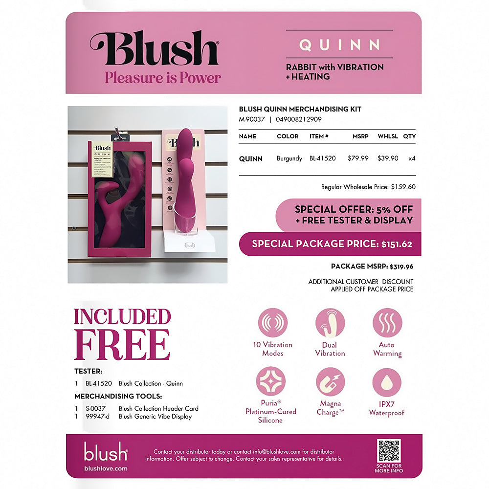 Blush - Blush Quinn Merchandising Kit - General - Silicone