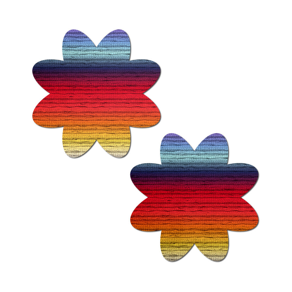 Pastease - Pastease Retro Horizon Color Petal Breast Pasties - General