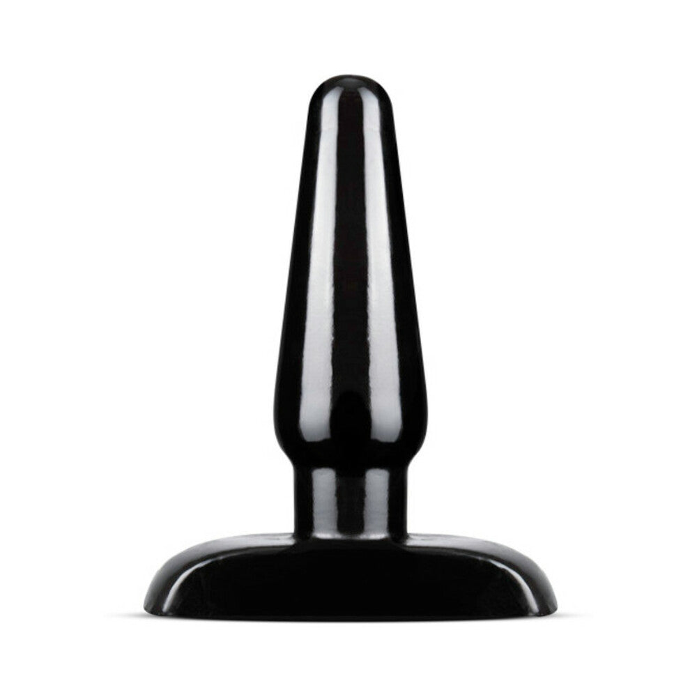 Blush - Anal Adventures Basic Anal Plug Small Black - Anal Toys & Stimulators - PVC