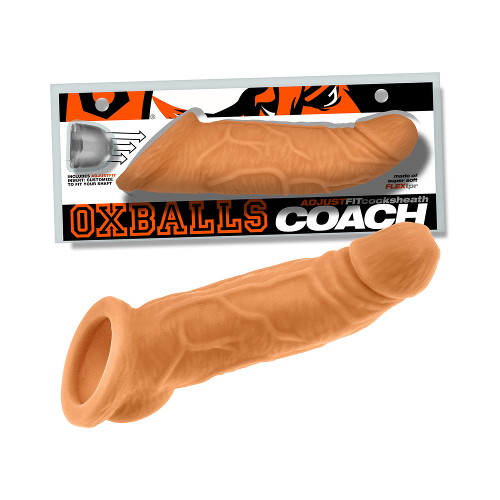 Oxballs - Oxballs Coach Cocksheath Skinz Peachy - Penis Extension & Sleeves