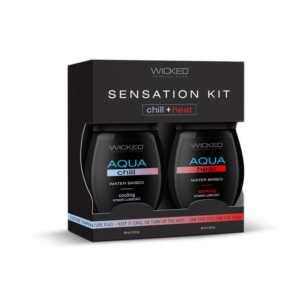 Wicked - Wicked Sensual Care Sensation Kit Cooling and Warming Intimate Lubricants 1.5 oz. - Lubricants, Creams & Glides
