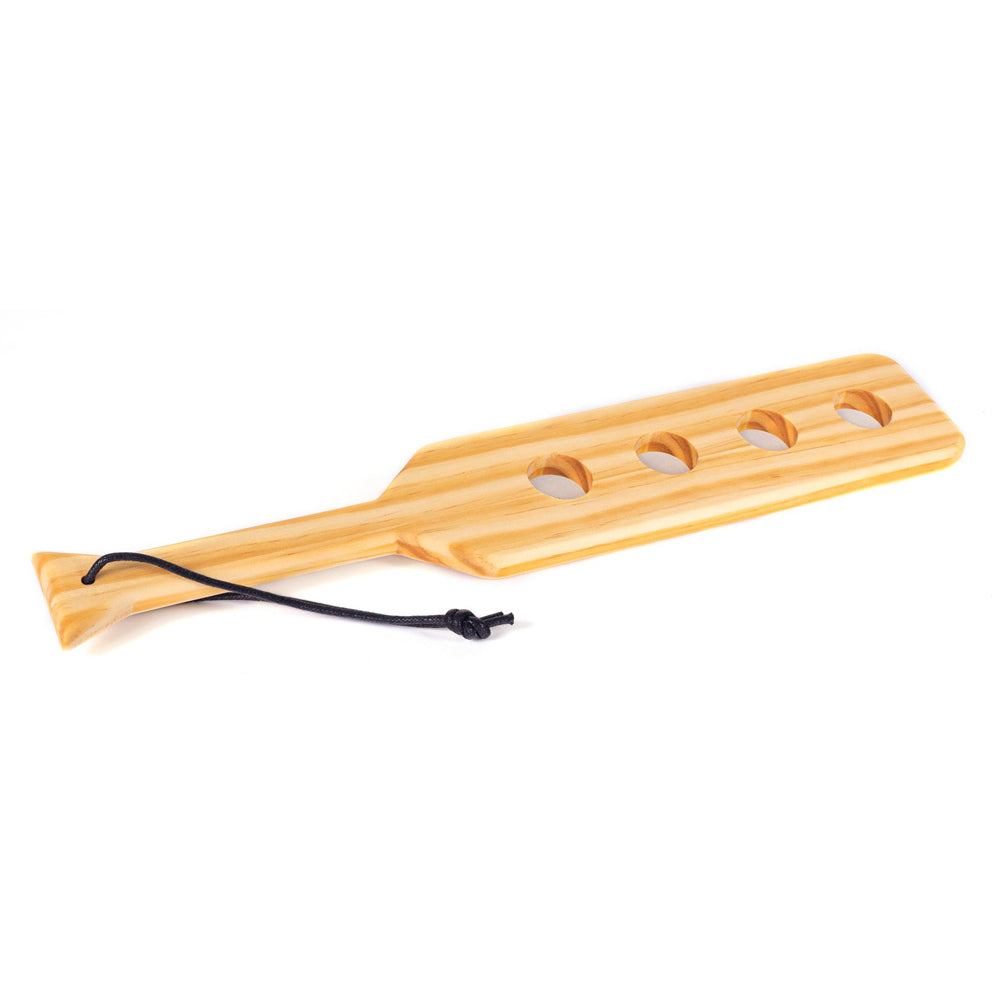 Spartacus - Wood Paddle With 4 Holes 15 in. - Bondage & Fetish Toys - Wood