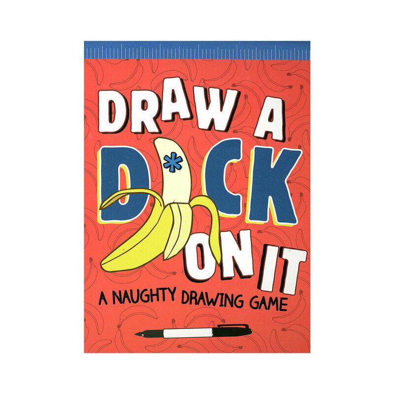 Hachette - Draw a Dick On It: A Naughty Drawing Game - Novelties & Games - Paper