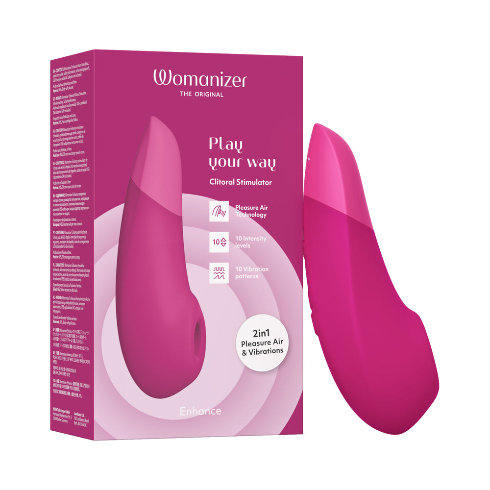 Womanizer - Womanizer Enhance Vibrant Pink - Vibrators - Silicone