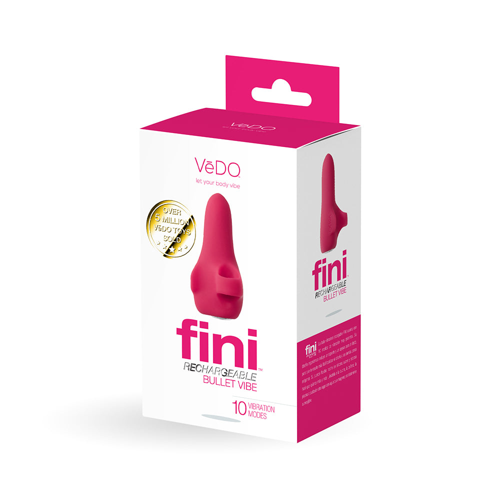 VeDO - VeDO Fini Rechargeable Bullet Vibe Pink - Vibrators - Silicone