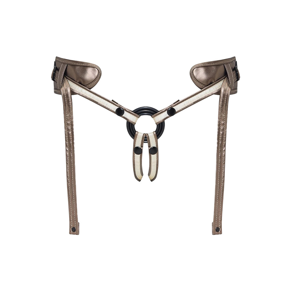 Lovely Planet - Strap-On-Me Leatherette Harness Desirous - Harnesses & Strap-Ons