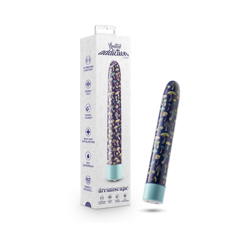 Blush - Limited Addiction Dreamscape Rechargeable 7 in. Vibrator Blue - Vibrators - ABS