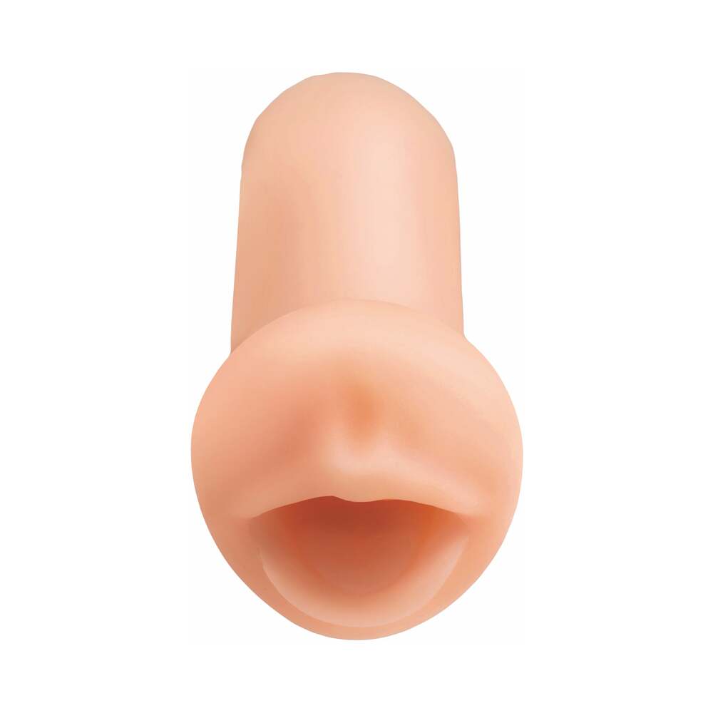PDX Brands - PDX Coed Cocksucker Oral Stroker Beige - Masturbation Aids for Males - TPE/TPR/Elastomers