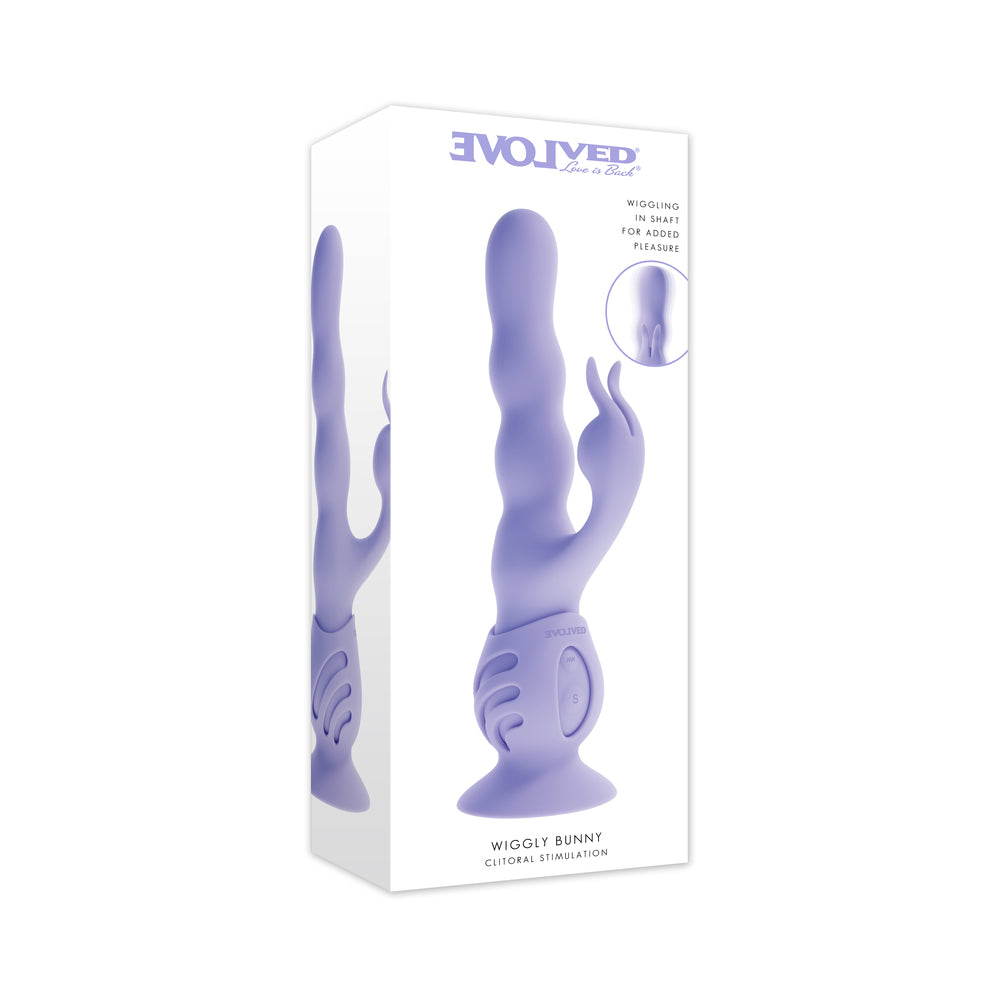 Evolved - Evolved Wiggly Bunny Purple - Vibrators