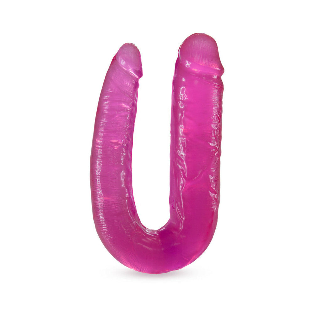 Blush - B Yours Double Headed Dildo 18 in. Pink - Dildos - PVC
