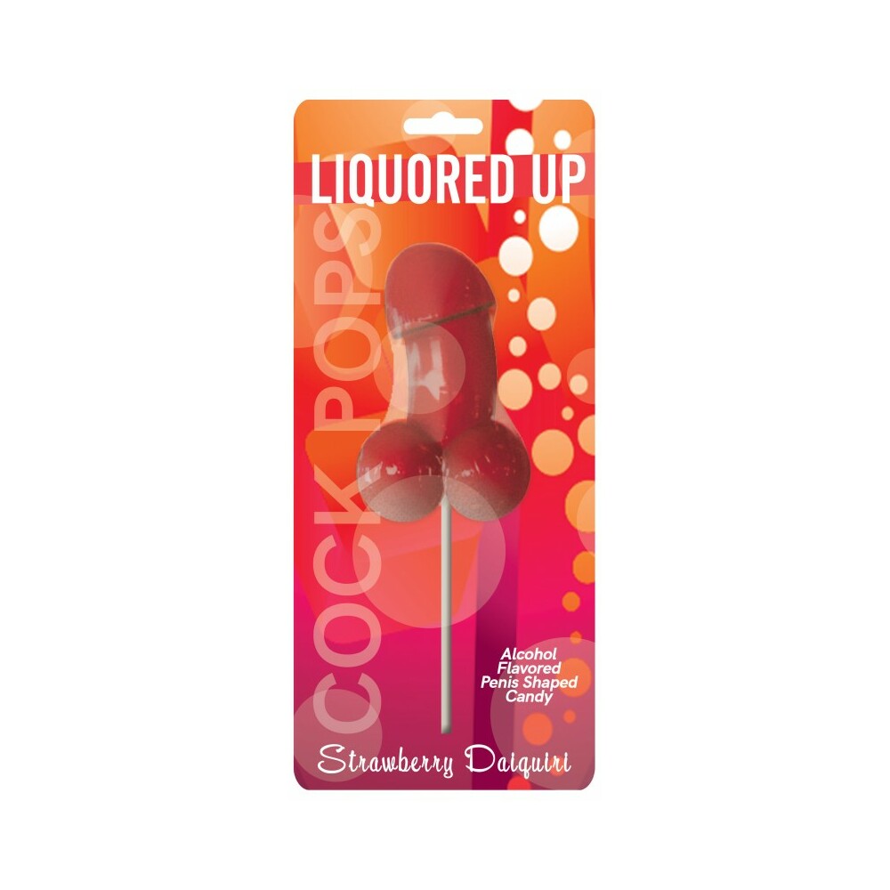 Hott Products - Liquored Up Cock Pop-Strawberry Daiquiri - Novelties & Games