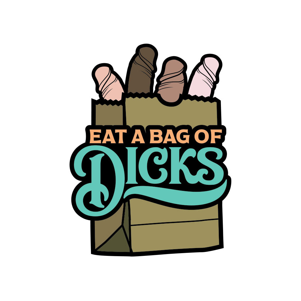 Wood Rocket - Sex Toy Pin Eat A Bag Of Dicks - Novelties & Games - Metal