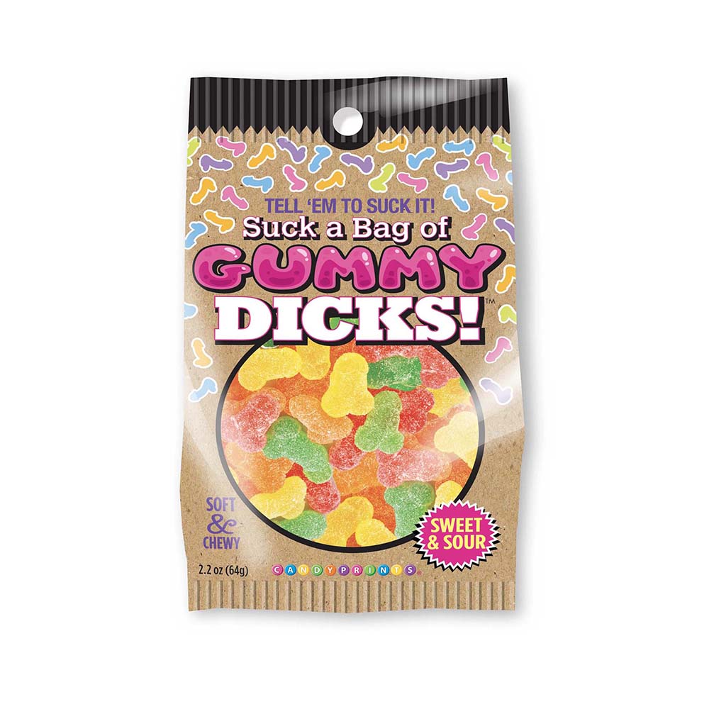 Little Genie - Suck A Bag Of Gummy Dicks 4 oz. Bag - Novelties & Games