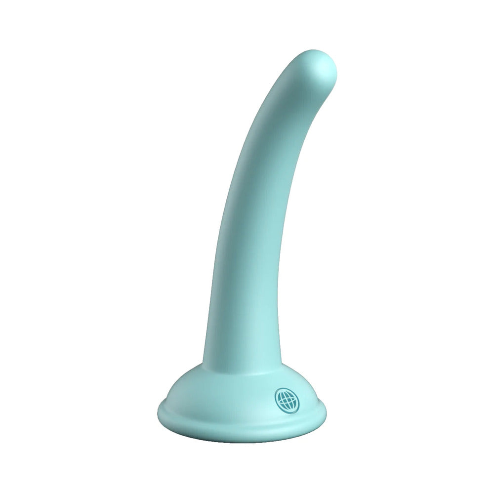 Pipedream - Dillio Platinum Collection Curious Five 5 in. Silicone Dildo Teal - Dildos - Silicone