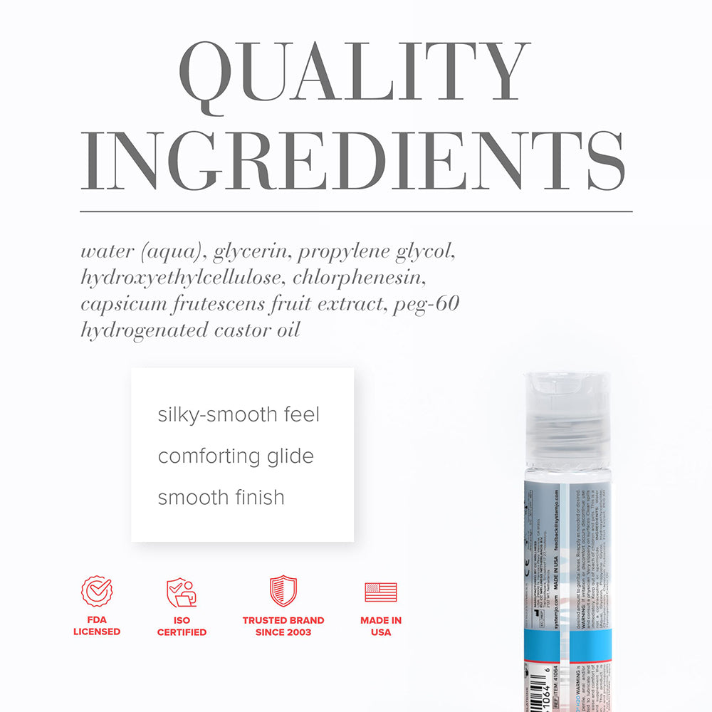 System JO - JO H2O Warming Water-Based Lubricant 1 oz. - Lubricants, Creams & Glides - Liquid