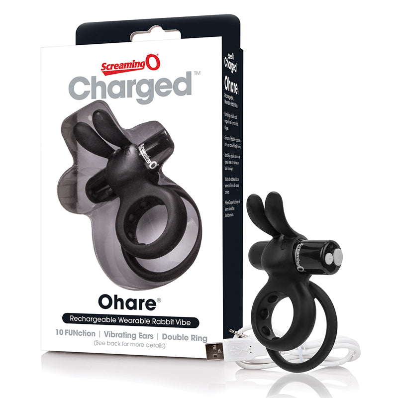 Screaming O - Screaming O Charged Ohare Vooom Mini Vibe - Black - Vibrators - Silicone