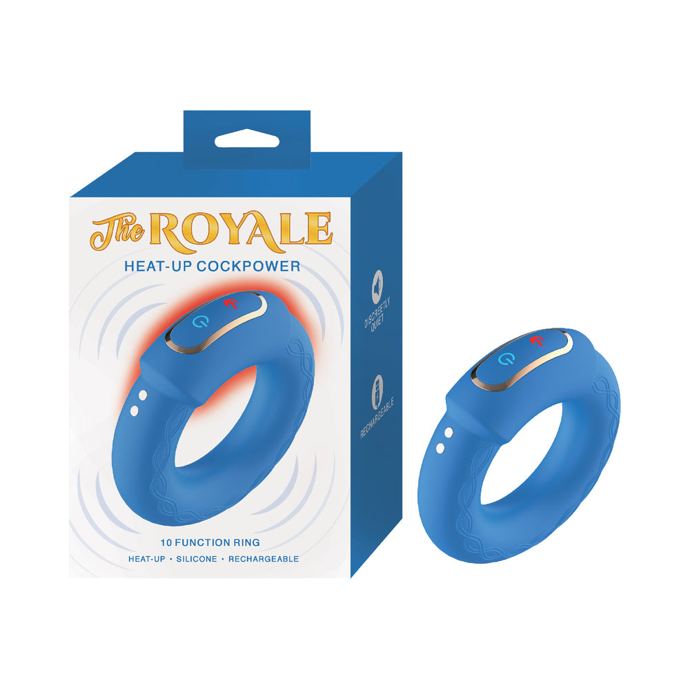 Nasstoys - The Royale Heat-Up Cockpower Blue - Vibrators - Silicone