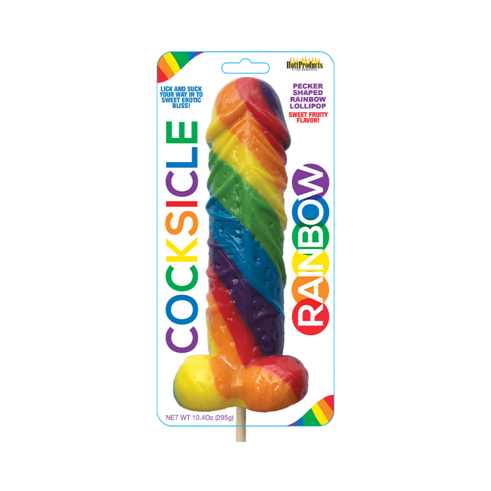 Hott Products - Rainbow Cocksicle Pecker Pop - Novelties & Games