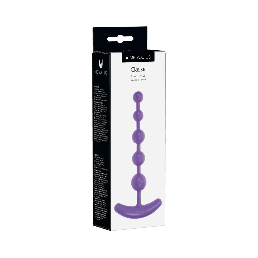 Me You Us - Me You Us Classic Anal Beads Purple - Anal Toys & Stimulators - TPE/TPR/Elastomers