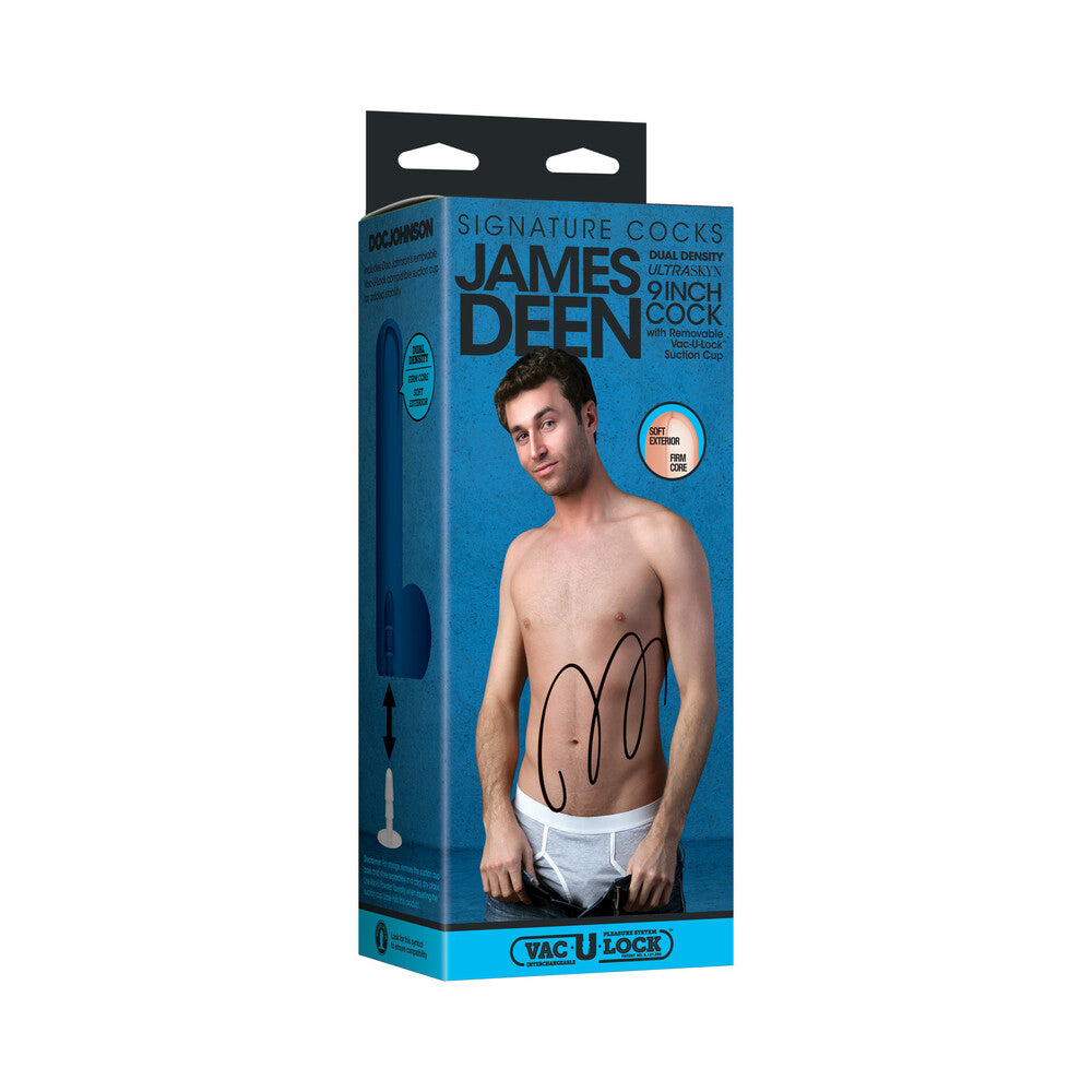 Doc Johnson - Signature Cocks James Deen 9 in. ULTRASKYN Cock with Removable Vac-U-Lock Suction Cup - Dildos