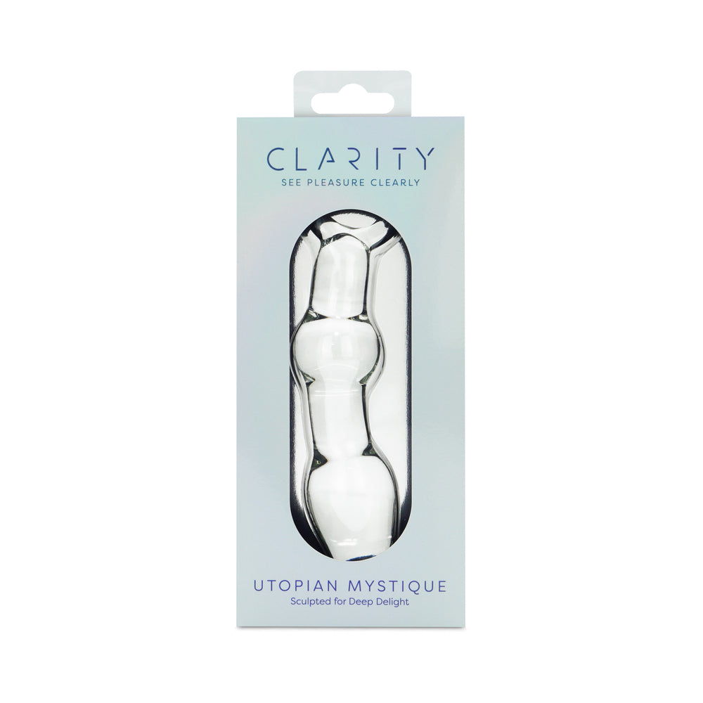 Creative Conceptions - Clarity Utopian Mystique Glass Dildo - Dildos