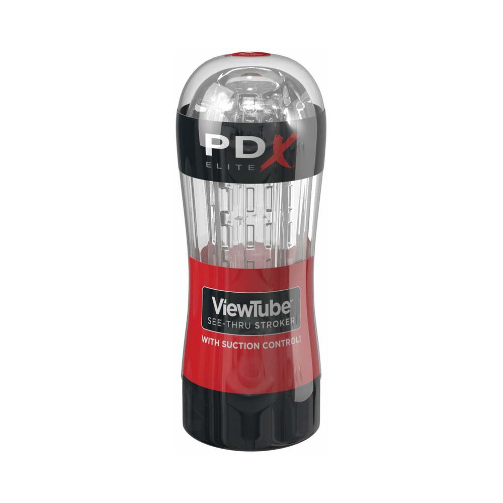 PDX Brands - PDX Elite ViewTube See-Thru Stroker - Masturbation Aids for Males - TPE/TPR/Elastomers