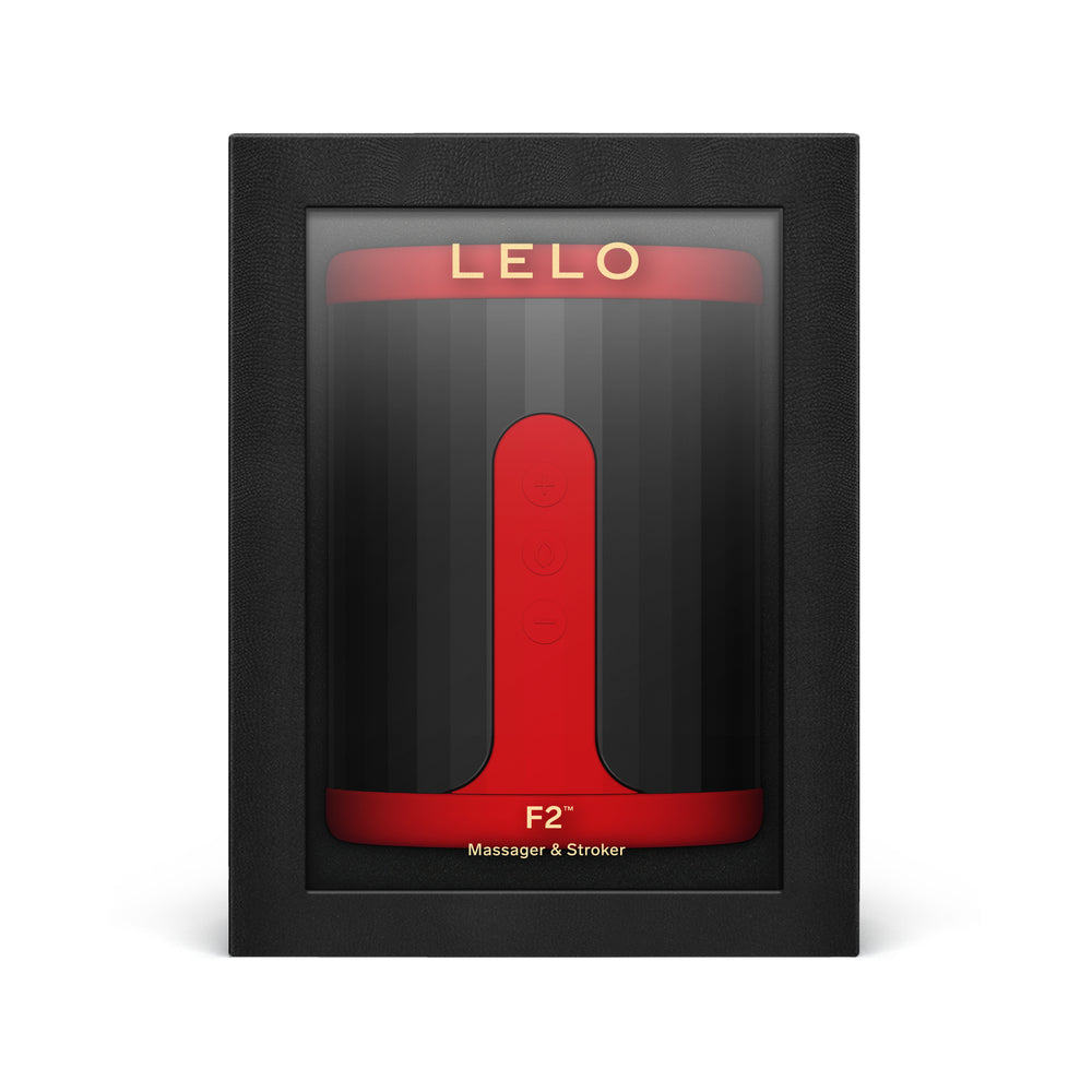 LELO - LELO F2S Massager & Stroker Red - Masturbation Aids for Males - Silicone