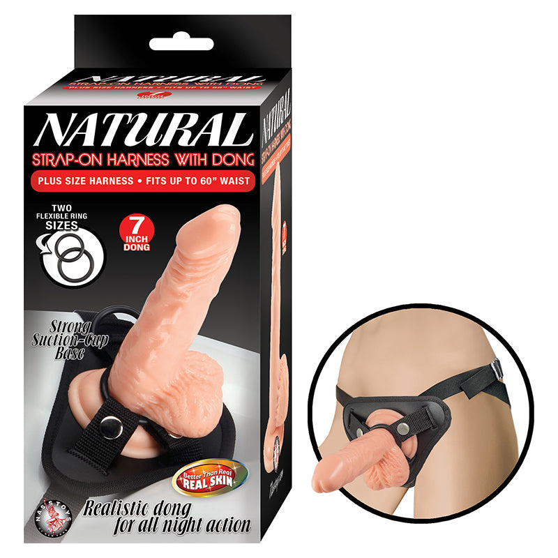 Nasstoys - Natural Strap-On Harness With Dong - Harnesses & Strap-Ons - TPE/TPR/Elastomers