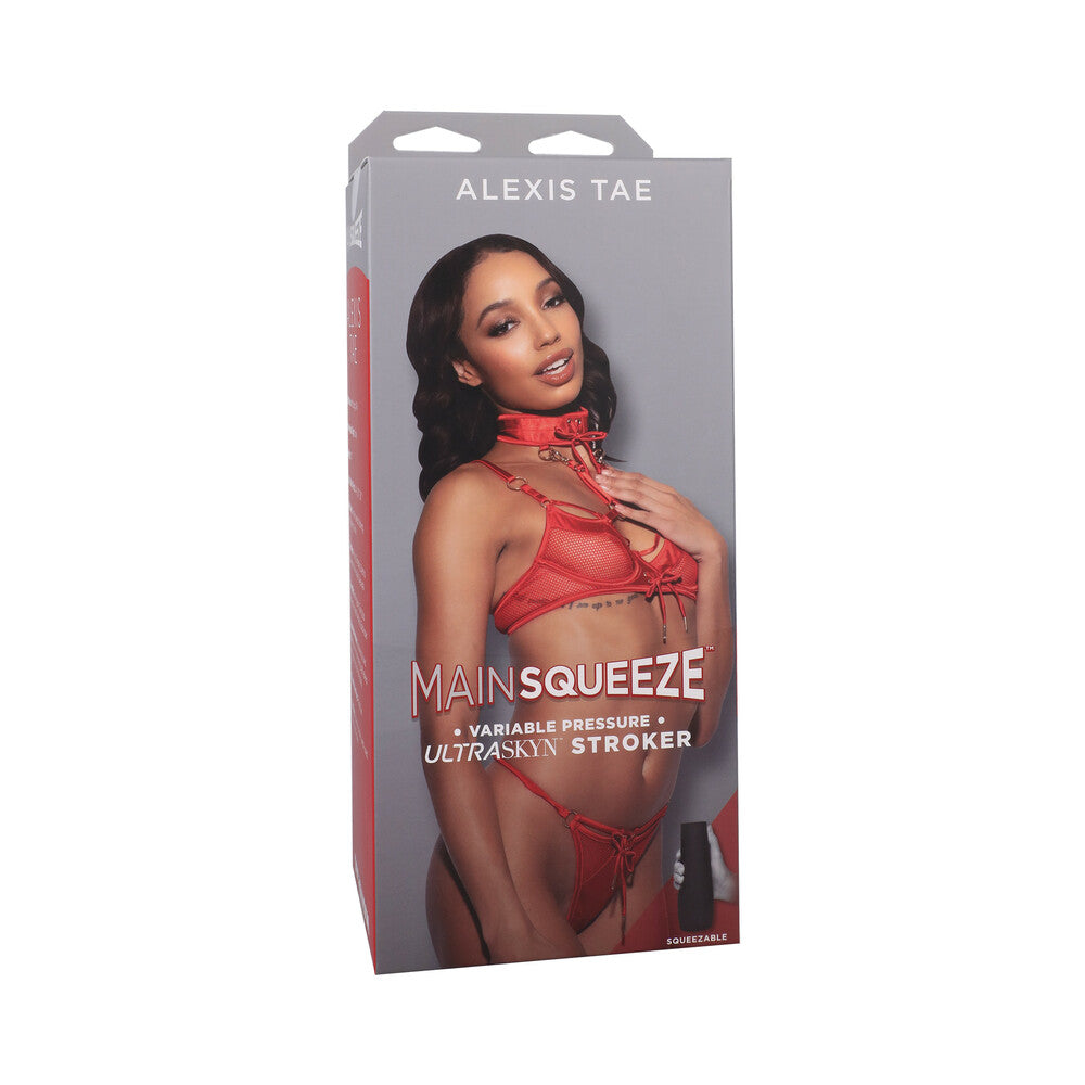 Doc Johnson - Main Squeeze Alexis Tae ULTRASKYN Stroker Pussy Caramel - Masturbation Aids for Males - TPE/TPR/Elastomers