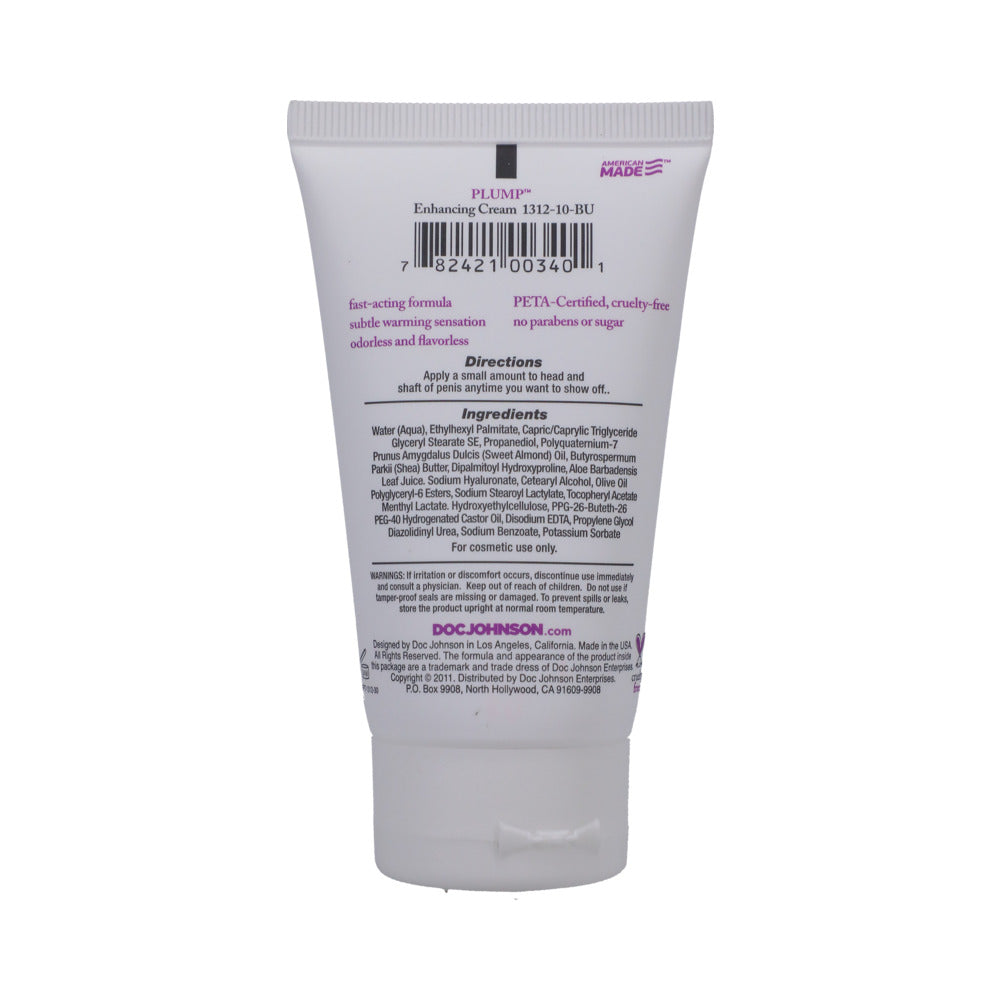Doc Johnson - Plump Enhancing Cream for Men 2 oz - General - Cream