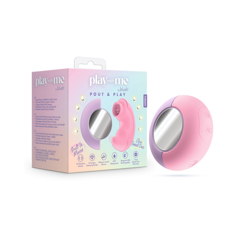 Blush - Play With Me Pout & Play Pink - Vibrators - Silicone