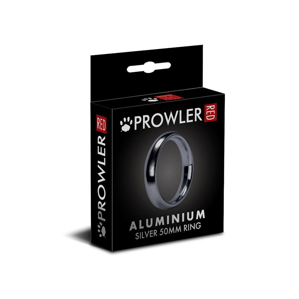 Prowler RED - Prowler RED Aluminum Silver 50mm Ring - Cockrings - Metal