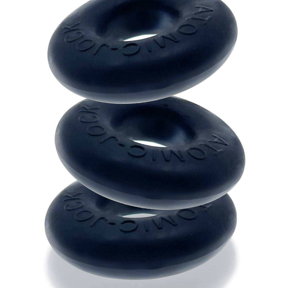 Oxballs - OxBalls Ringer Cockring 3-Pack Plus+Silicone Special Edition Night - Cockrings - TPE/TPR/Elastomers