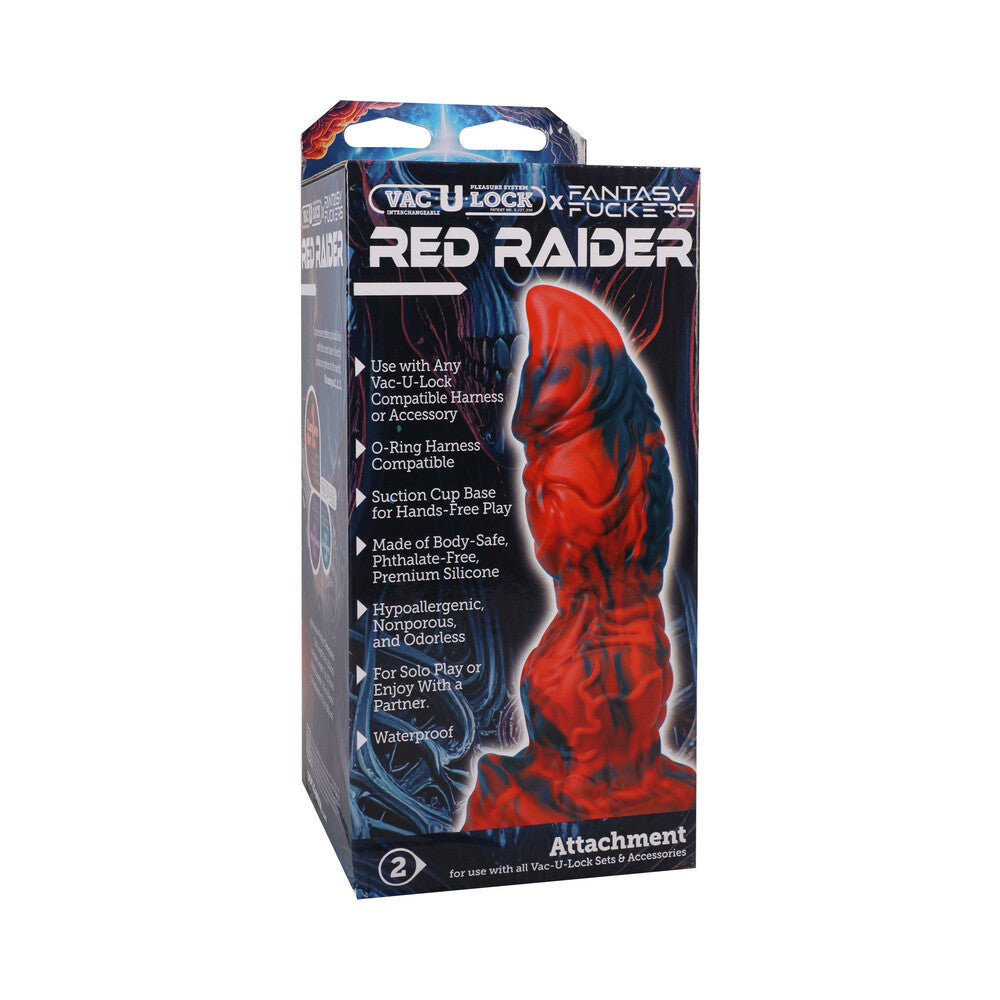 Doc Johnson - Vac-U-Lock x Fantasy Fuckers Red Raider Red/Black - Dildos