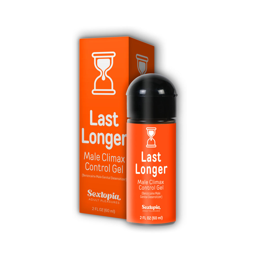 Body Action - Sextopia Last Longer Male Climax Control Gel 2 oz. Bottle - Supplements & Enhancers - Gel