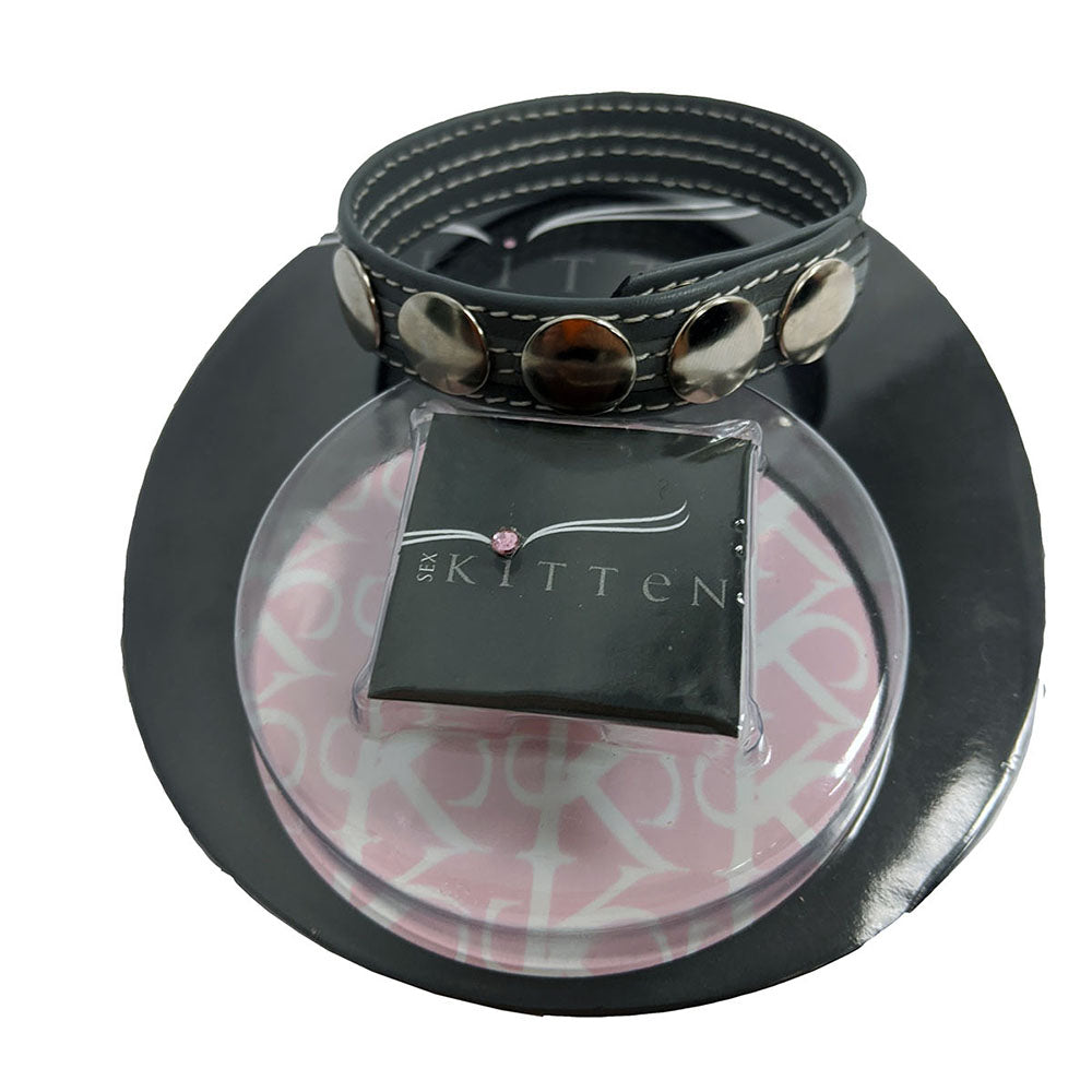 PHS International - Sex Kitten Leather 5-Snap Ring - Cockrings