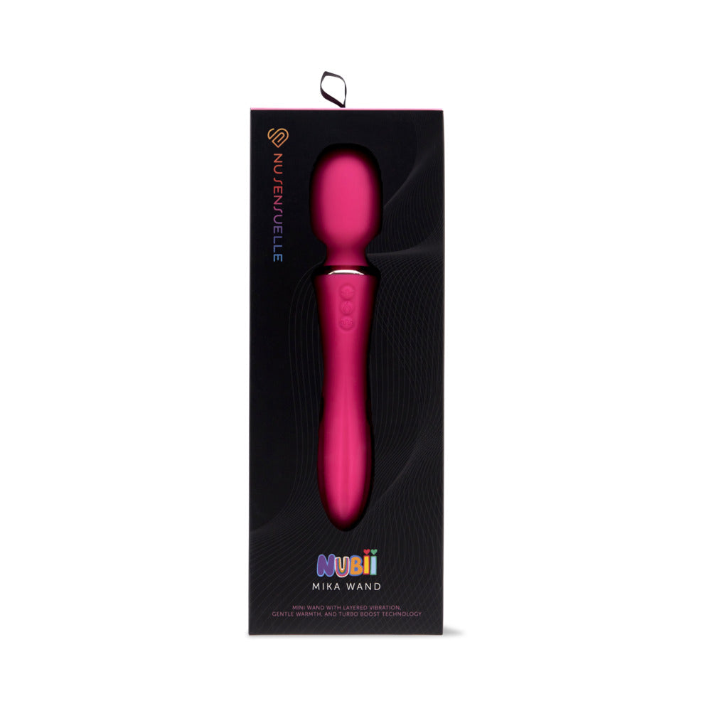 Nu Sensuelle - Nu Sensuelle Mika Nubii Mini Wand Pink - Vibrators - Silicone