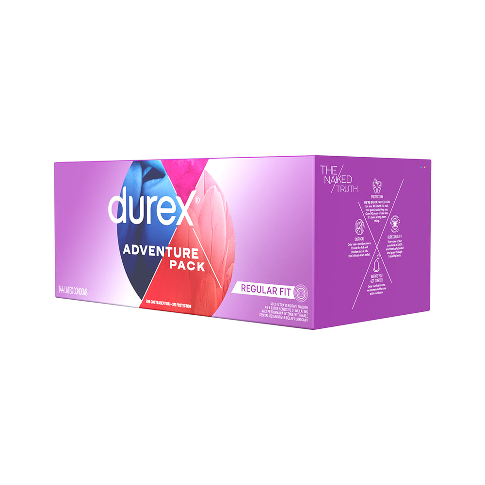 Paradise Marketing - Durex Adventure Pack Display 144pcs - Condoms
