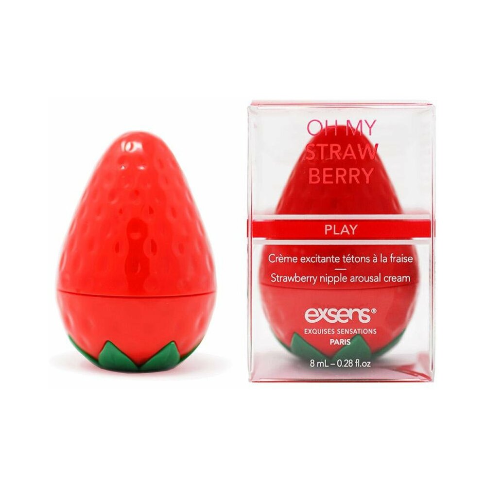 Exsens - Exsens Nipple Arousal Cream Oh My Strawberry 0.3 oz. - Supplements & Enhancers - Cream