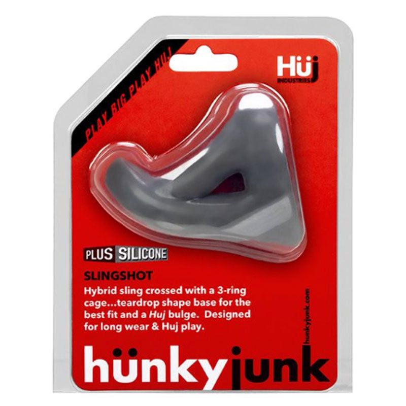Oxballs - Hunkyjunk SLINGSHOT 3 ring teardrop stone - Cockrings - TPE/TPR/Elastomers
